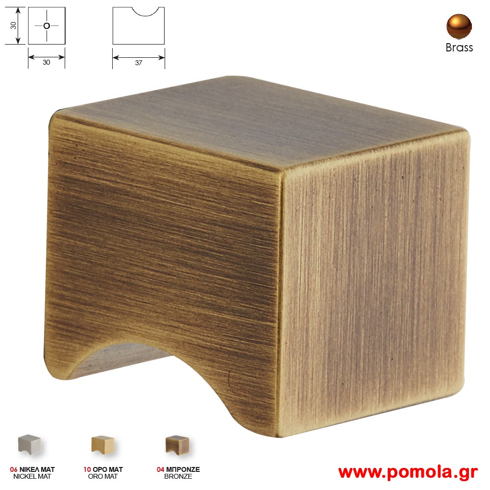 391 Πομολο Εξωπορτας και ασανσερ Μπρονζε