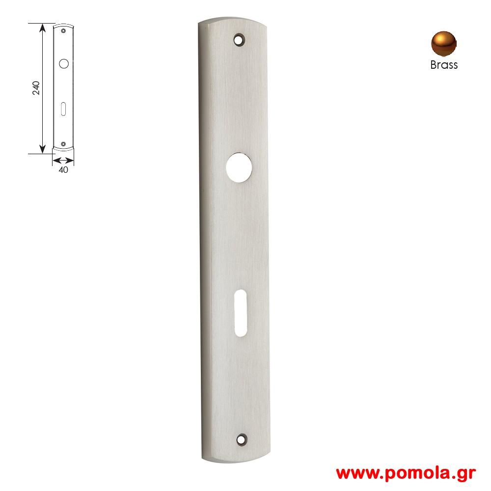 002 Πλακα για πομολα πορτας
