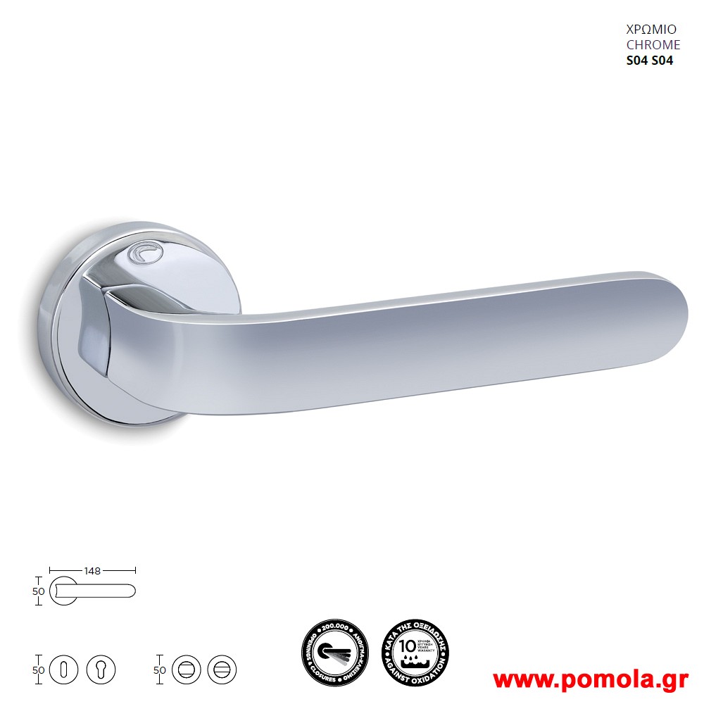 1393 Πομολο Πορτας Χρωμιο