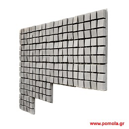 014 Διακοσμηση με πανελ απο τσιμεντο μπετον