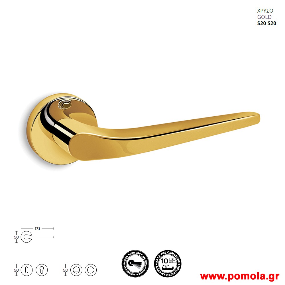 1480 Πομολο Πορτας Χρυσο