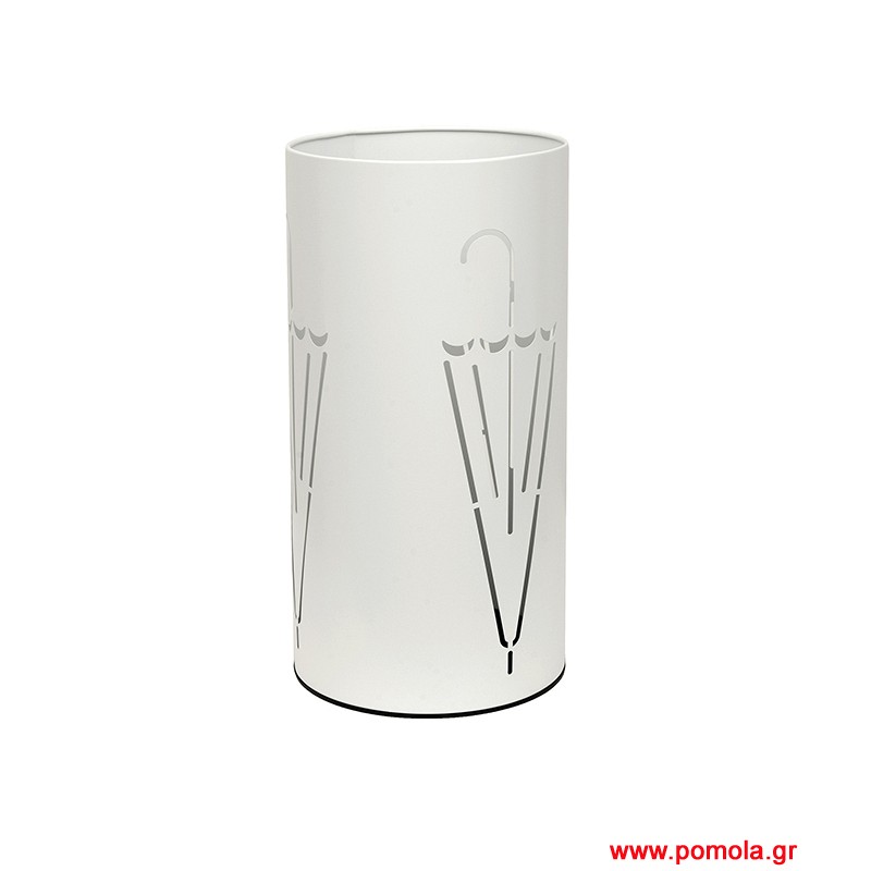 081 Ομπρελοθήκη λευκό ματ