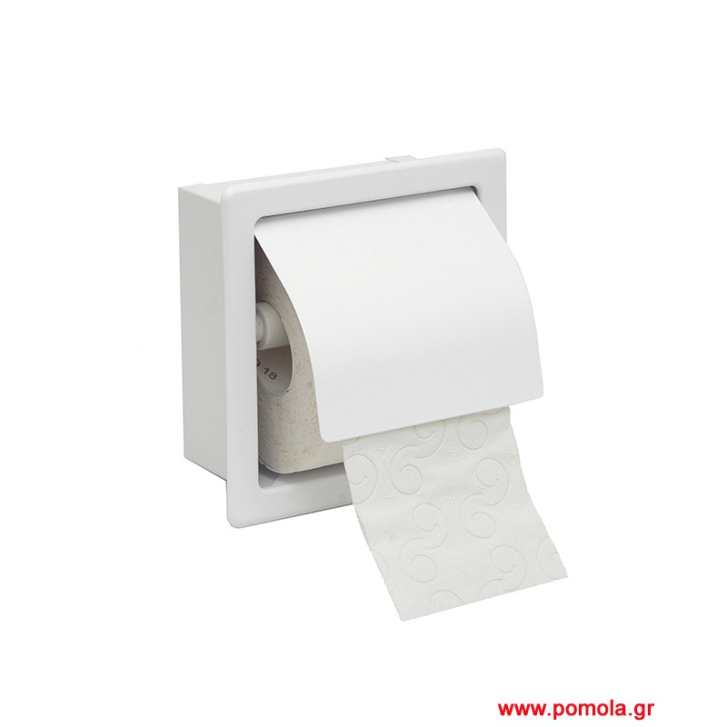 017 Χαρτοθήκη με Καπάκι - Λευκή Ματ