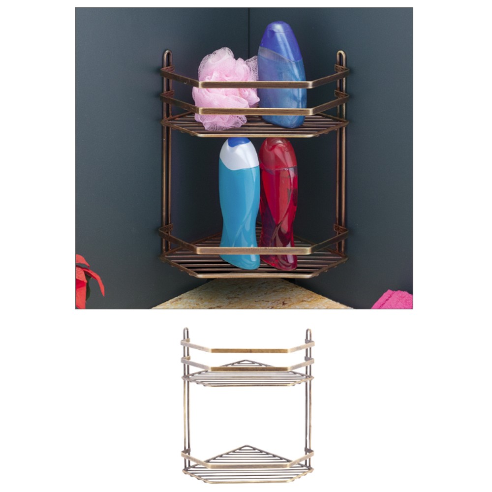 104 Γωνιακή θήκη καλλυντικών μπρονζε