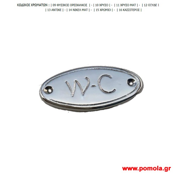 033 Ενδειξη wc