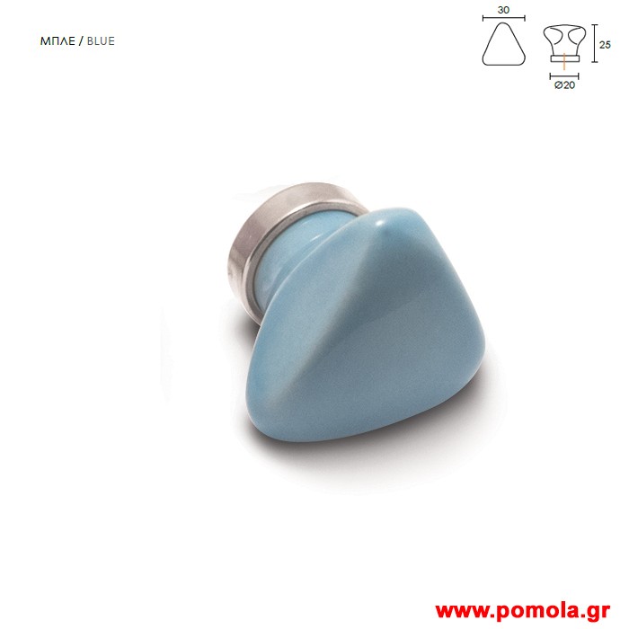 797 Πομολακι πορσελανης με χρωμα cnst