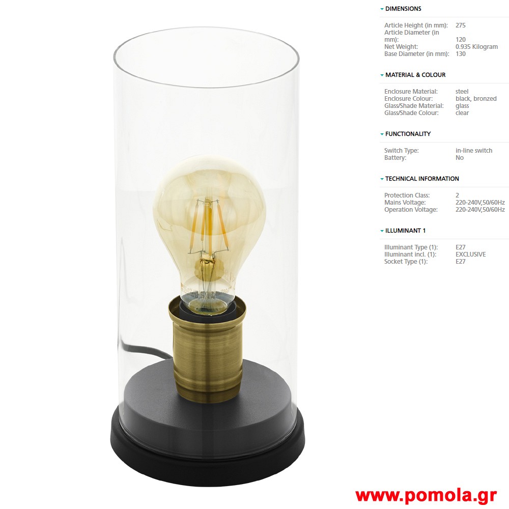 081 Φωτιστικο Vintage gl