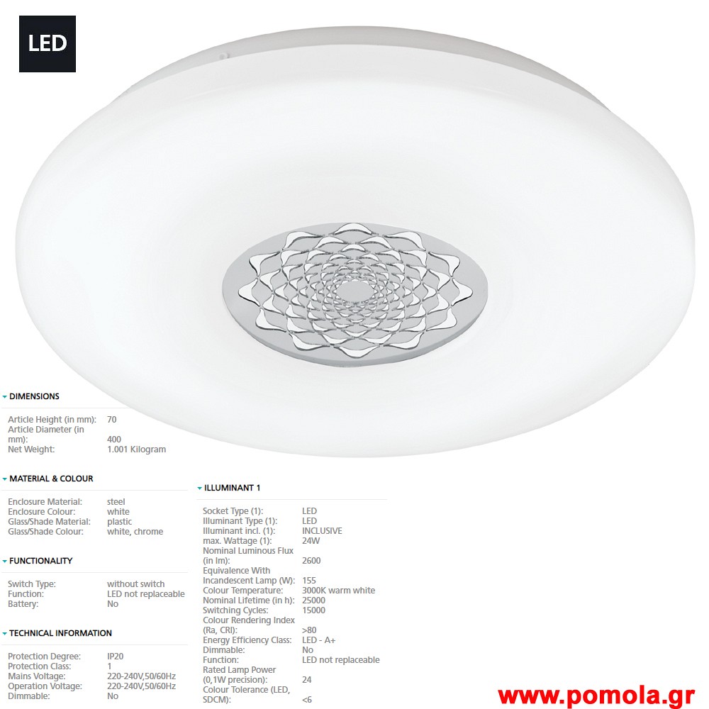 1094 Φωτιστικο gl