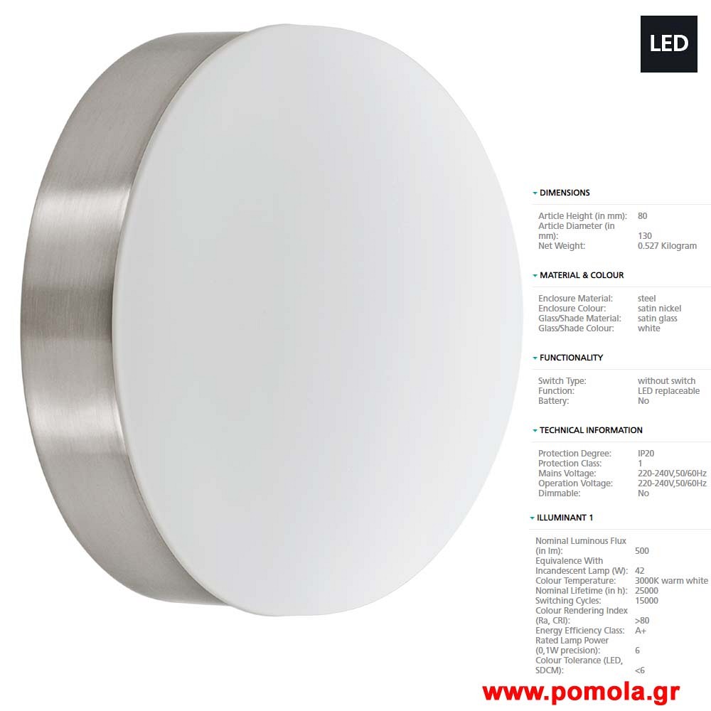 1236 Φωτιστικο gl