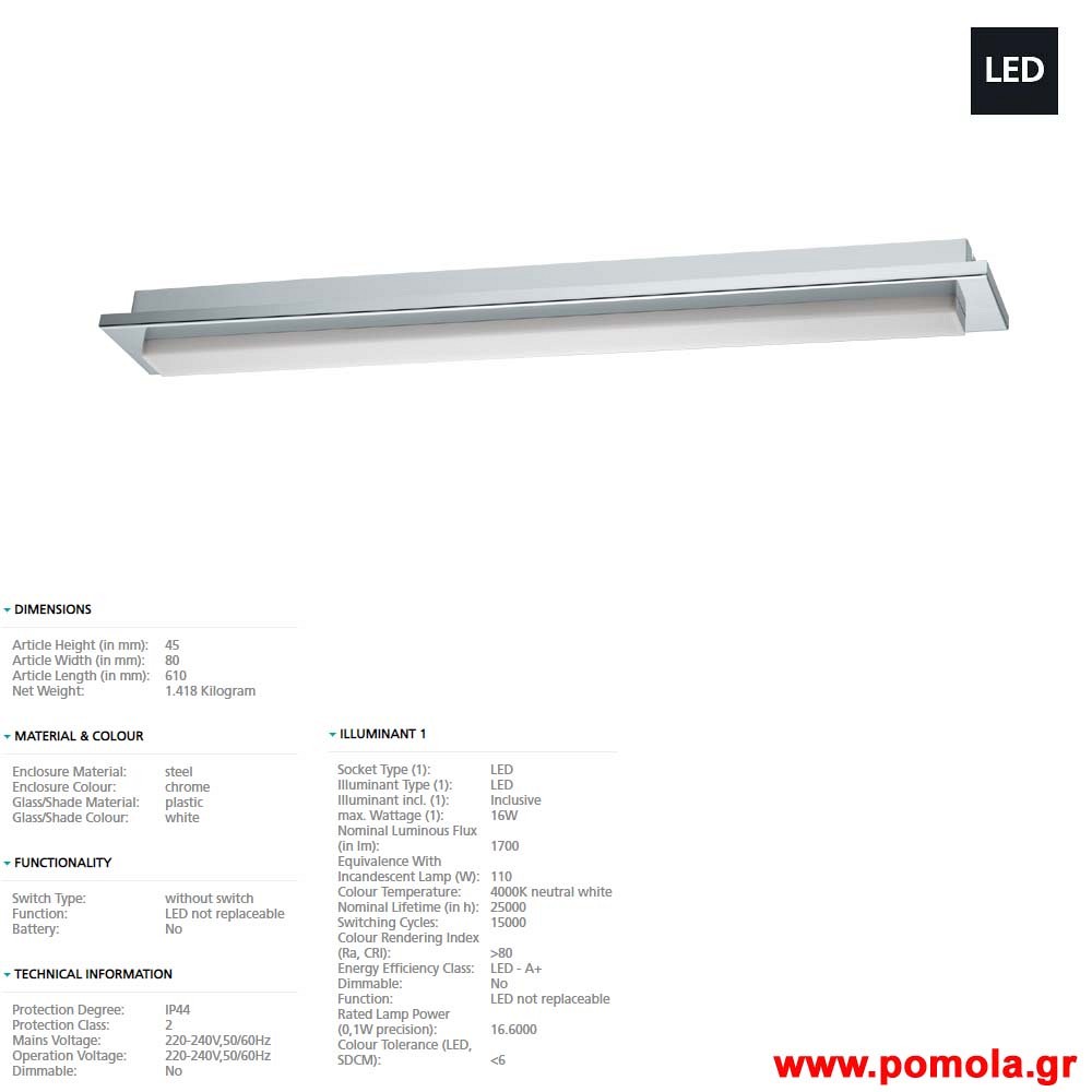 1322 Φωτιστικο gl