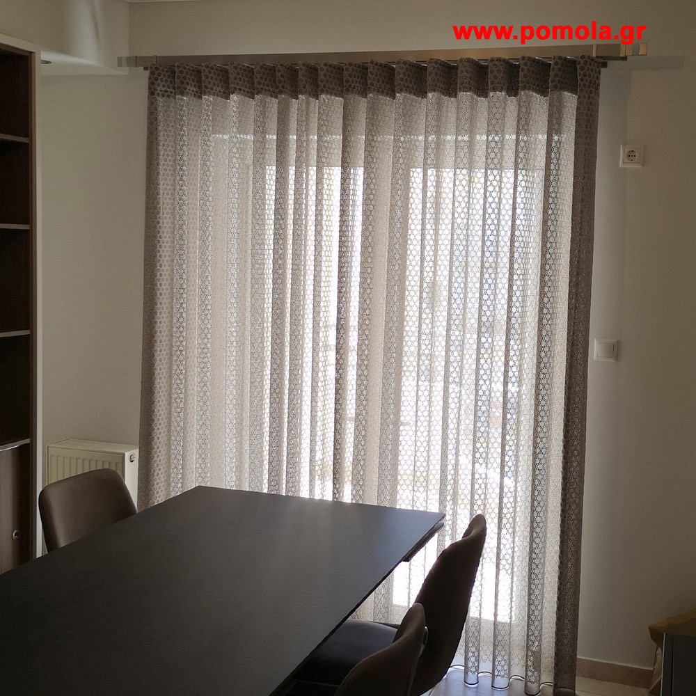 735 Κουρτινα με ραφη wave