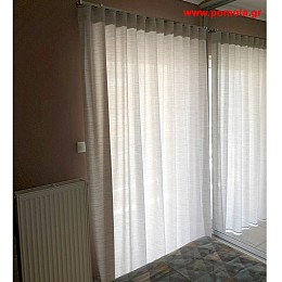 721 Κουρτινα με ραφη wave