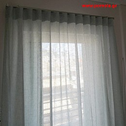 723 Κουρτινα με ραφη wave