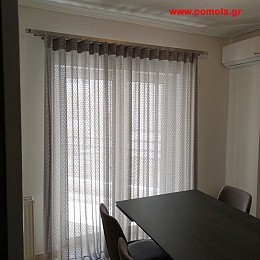 726 Κουρτινα με ραφη wave