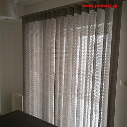 733 Κουρτινα με ραφη wave