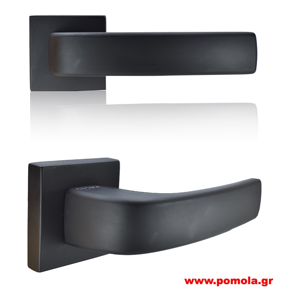 2042Πομολο πορτας μαυρο ματ