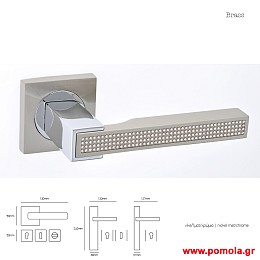 121 Πομολο πορτας με swarovski msvl