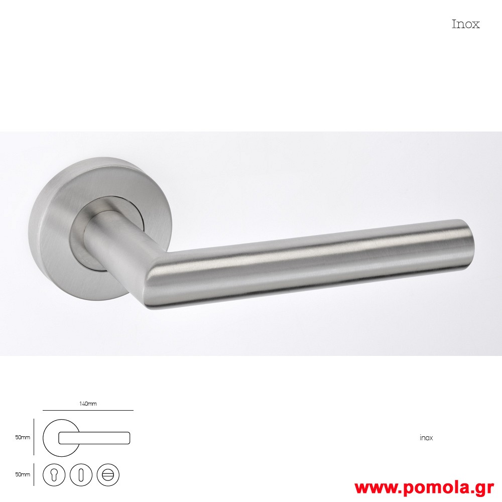 324 Πομολο πορτας ανοξειδωτο msvl