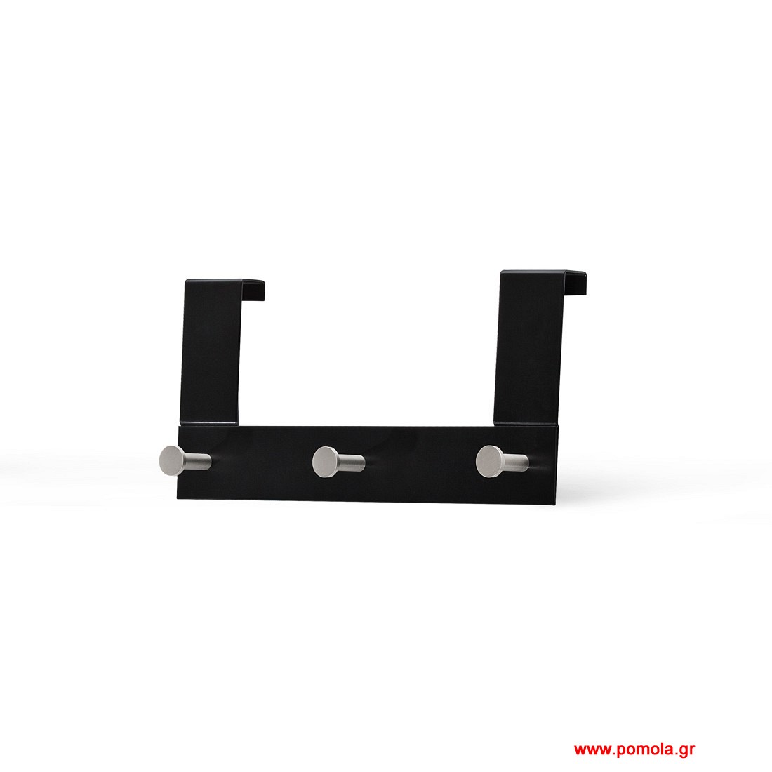 588 Κρεμάστρα πόρτας μαύρη