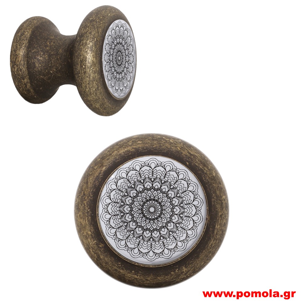 028 a Πομολο ΕξωΠορτας Εισοδου και Ασανσερ BELLE EPOQUE Μπρονζε