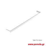 001 Πετσετοκρεμαστρα Πετσετοθήκη λευκη lkks