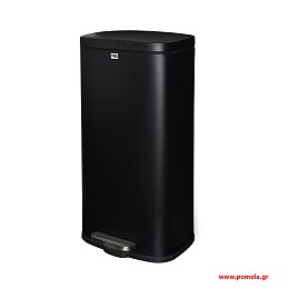 071  Κάδος οβάλ 30lt μαύρος ματ soft close