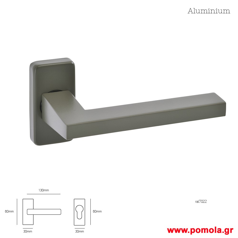 071 Πομολο πορτας με στενη ροζετα msv