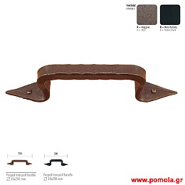 001 Λαβη εξωπορτας Σφυριλατη ΙΤΑΛΙΑΣ frgt