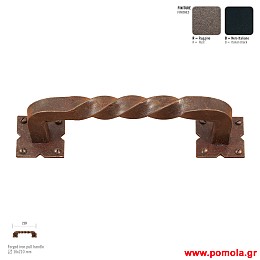 005 Λαβη εξωπορτας Σφυριλατη ΙΤΑΛΙΑΣ frgt