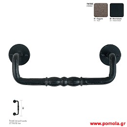 012 Λαβη εξωπορτας Σφυριλατη ΙΤΑΛΙΑΣ frgt