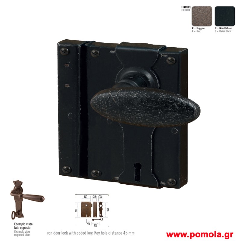 153 Κλειδαριες Εξωτερικες Σφυριλατες ΙΤΑΛΙΑΣ frgt