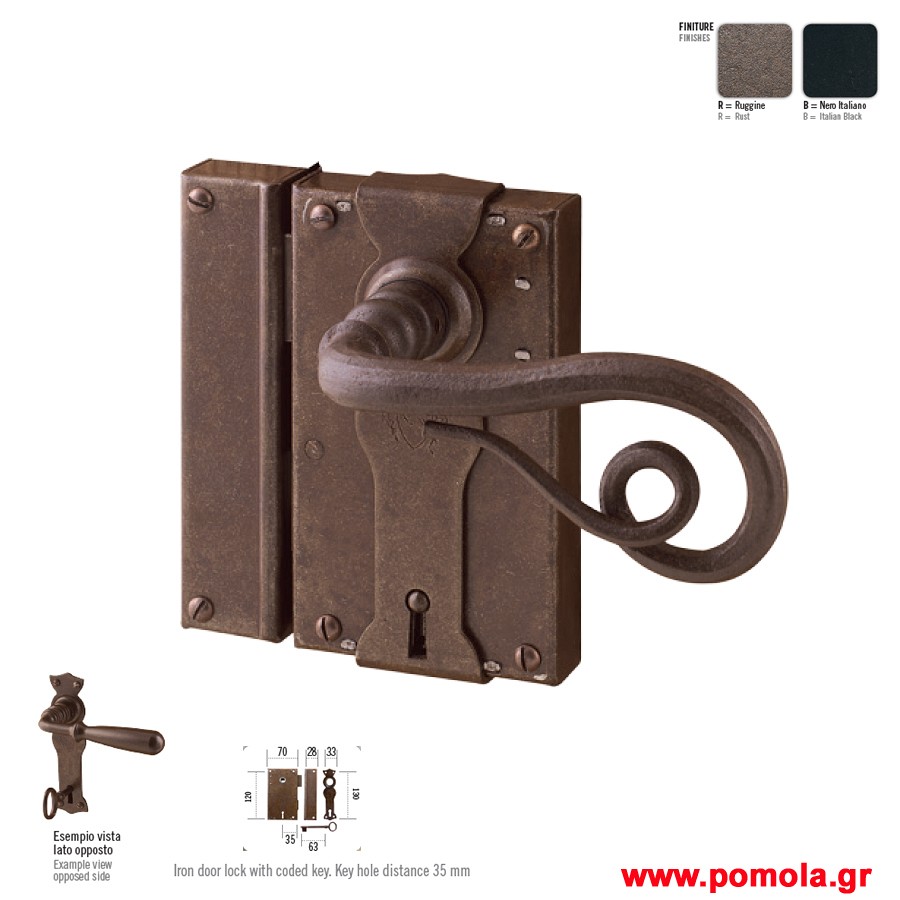 143 Κλειδαριες Εξωτερικες Σφυριλατες ΙΤΑΛΙΑΣ frgt