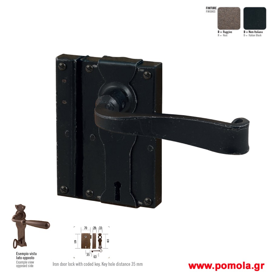 144 Κλειδαριες Εξωτερικες Σφυριλατες ΙΤΑΛΙΑΣ frgt