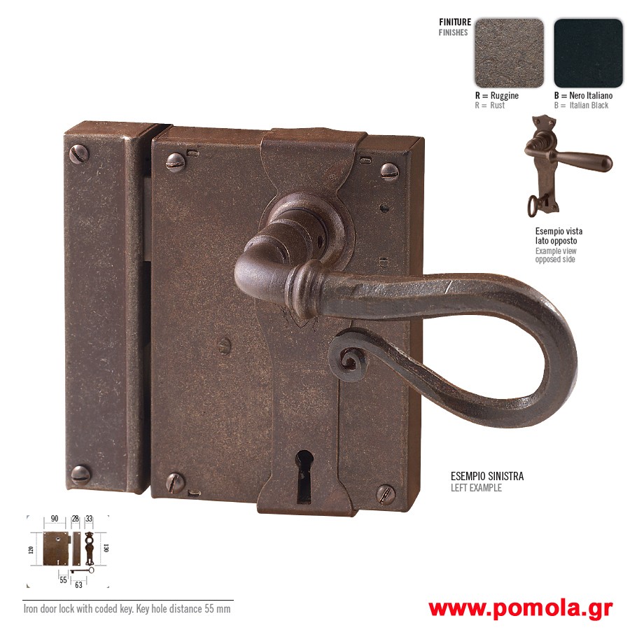 154 Κλειδαριες Εξωτερικες Σφυριλατες ΙΤΑΛΙΑΣ frgt