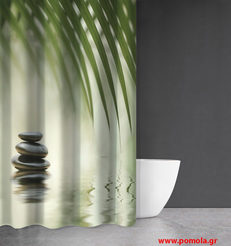 696 Κουρτίνα μπάνιου με εκτύπωση