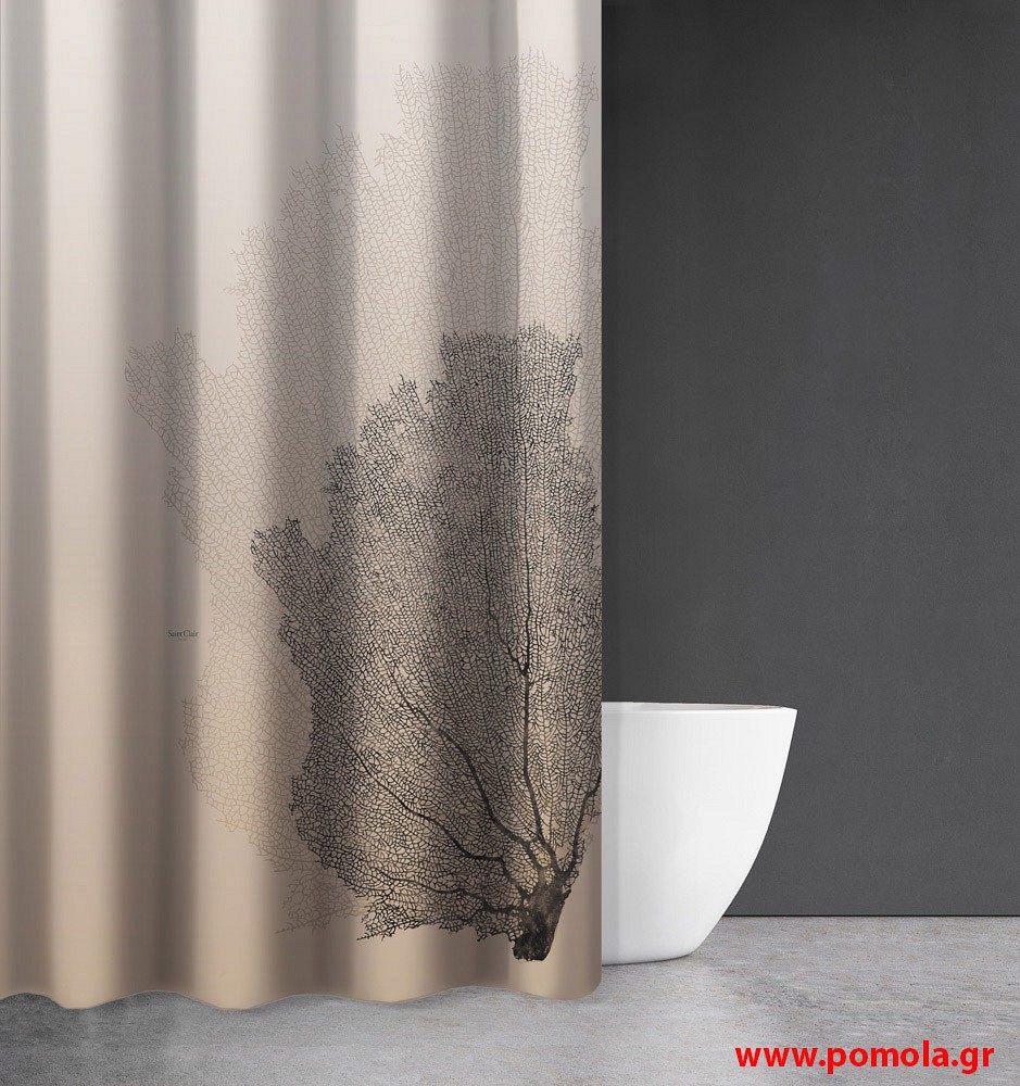 692 Κουρτίνα μπάνιου με εκτύπωση