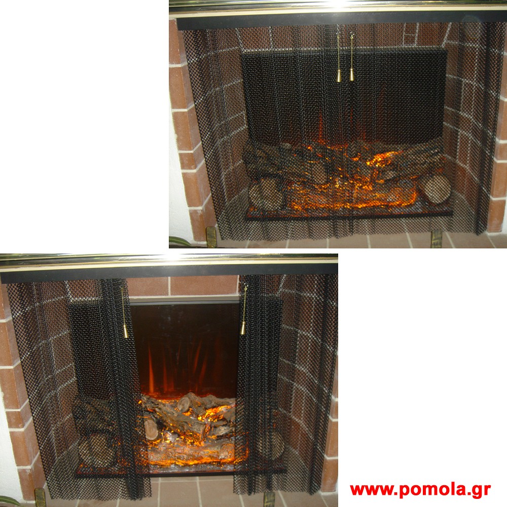 211 Καλυψη τζακιου με πλεγμα αλυσιδας vls