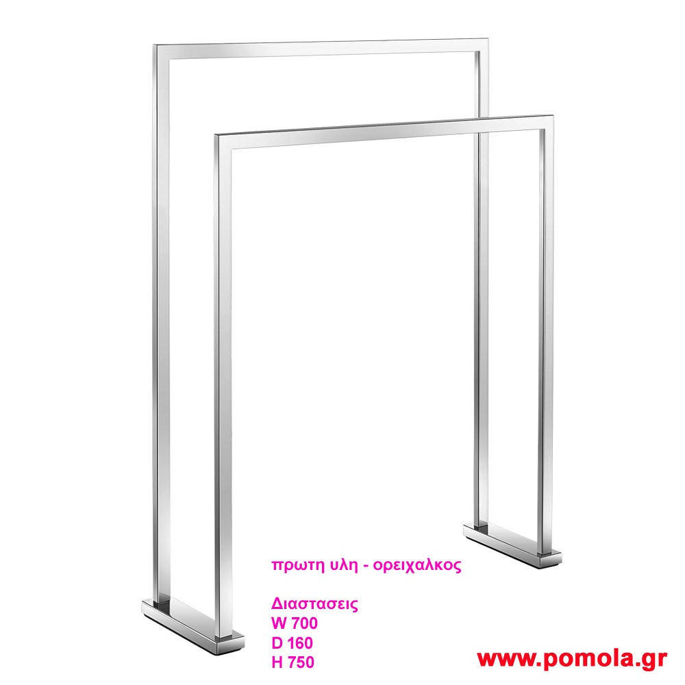 003 Καλογερος μπανιου Πετσετοθηκη χρωμιο