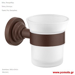 001 Ποτηροθηκη επιτοιχια wenge σαγρε