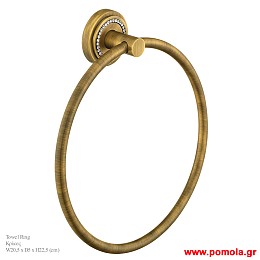 007 Κρικος μπρονζε επιτοιχιος με στρας