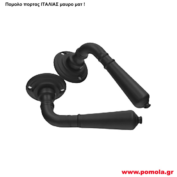 2181 Πομολο πορτας Ιταλιας μαυρο ματ csmd
