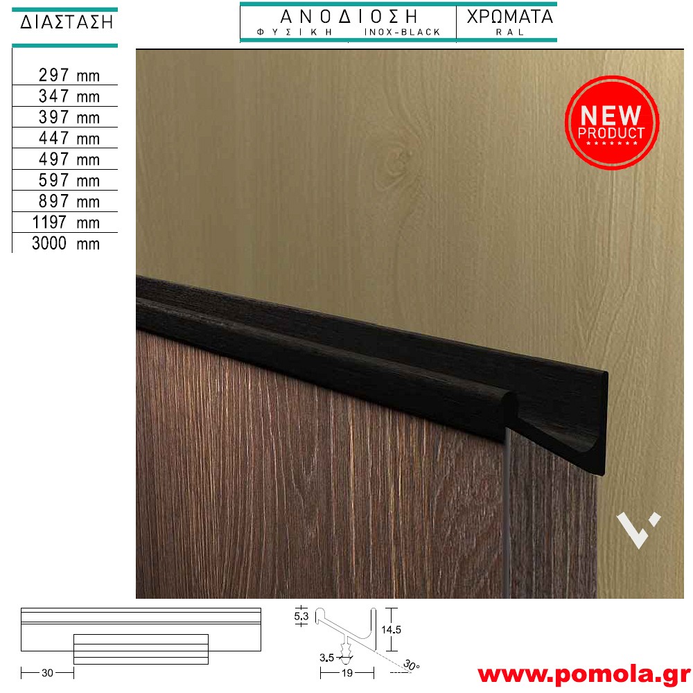 041 Πομολο Αλουμινιου