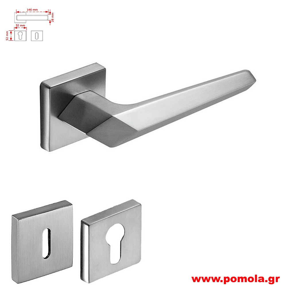 002 Πομολο πορτας νικελ ματ zbls