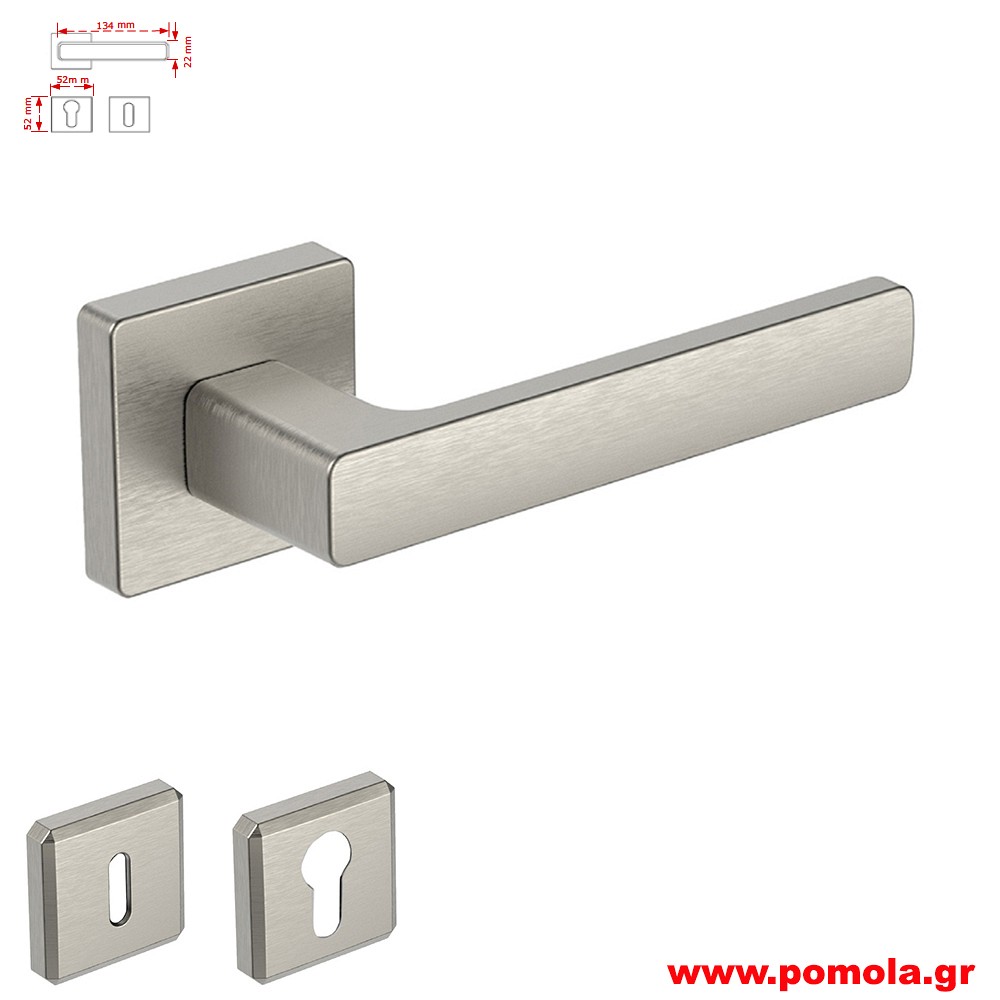 012 Πομολο πορτας νικελ ματ zbls