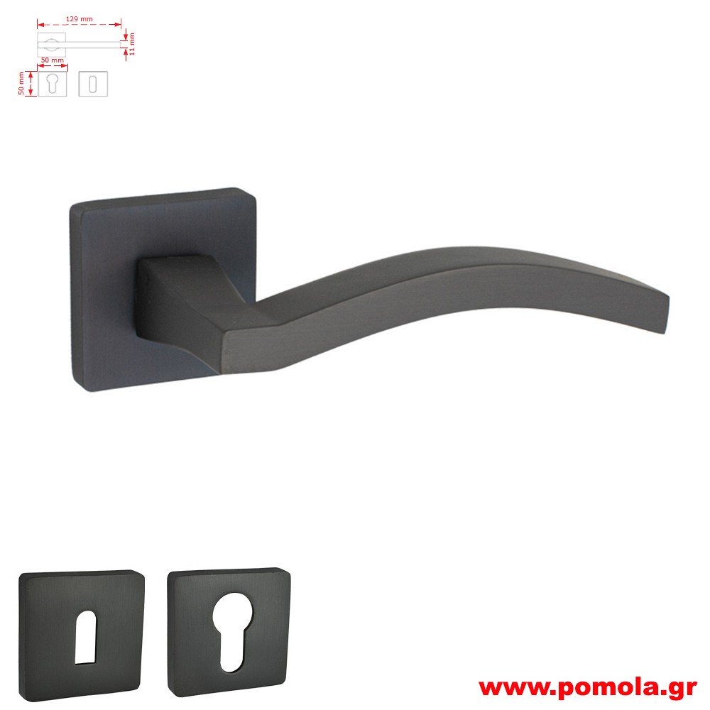 067 Πομολο πορτας ανθρακι zbls