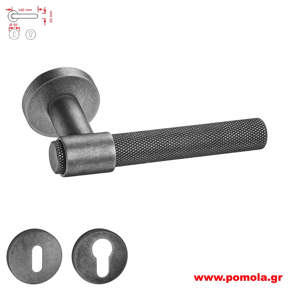 2239 Πομολο πορτας κασσιτερος zbls