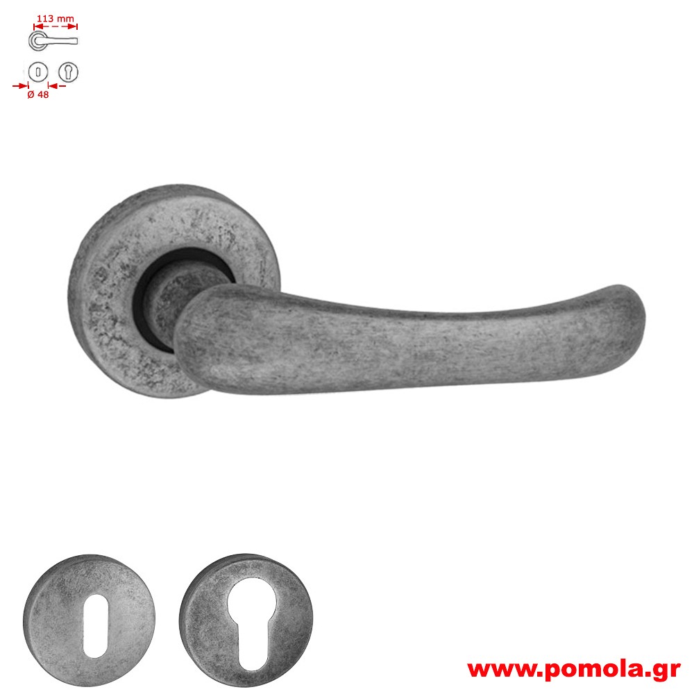 2245 Πομολο πορτας κασσιτερος zbls