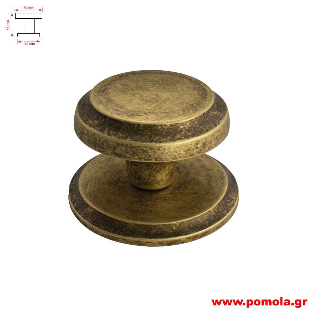 330 Μπουλ Εξωπορτας αντικε μπρονζε zbls