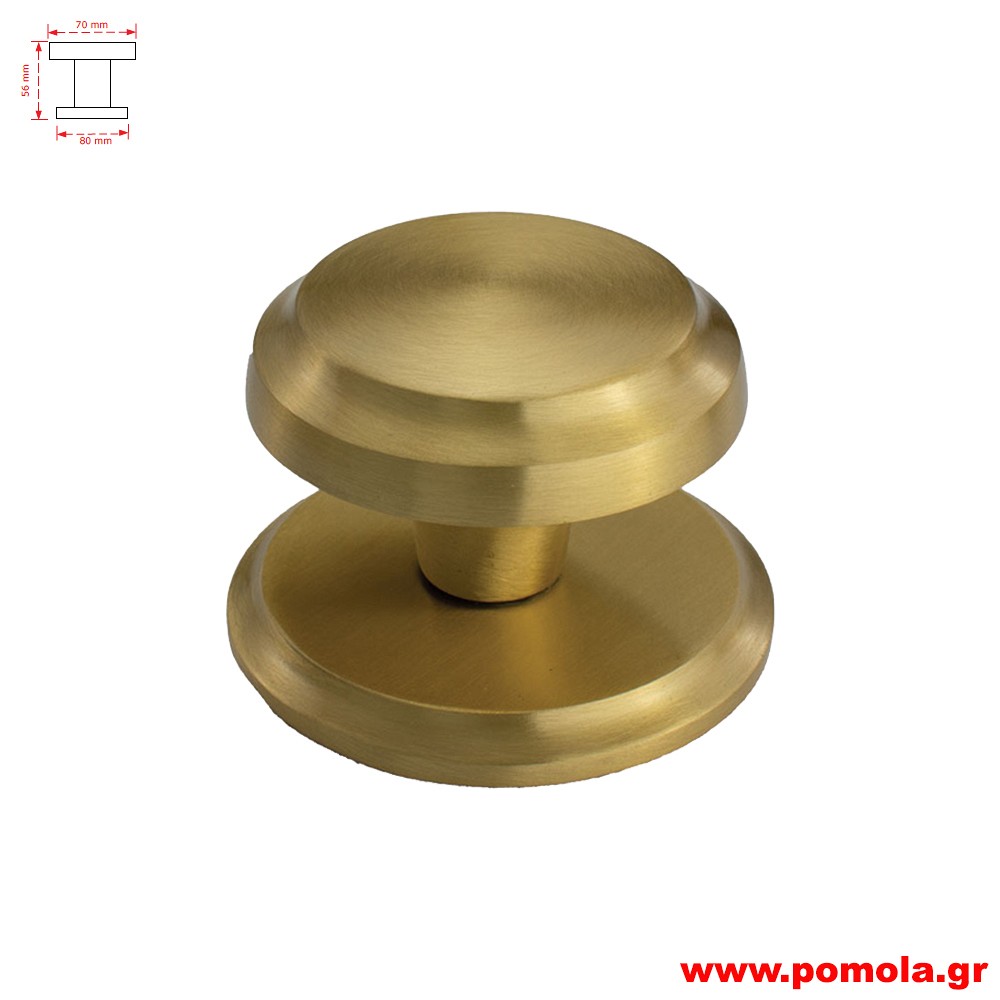 1183 Μπουλ Εξωπορτας χρυσο ματ zbls