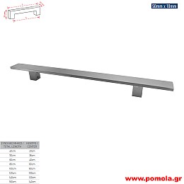 1163 Λαβή εξώπορτας νίκελ ματ zbls